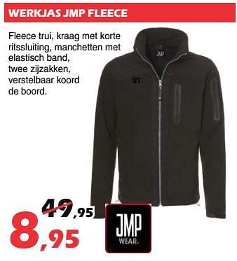 Promoties Werkjas jmp fleece - JMP - Geldig van 04/10/2019 tot 27/10/2019 bij Itek