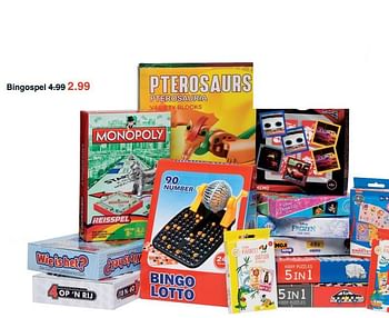 Promoties Bingospel - Huismerk - Wibra - Geldig van 07/10/2019 tot 19/10/2019 bij Wibra