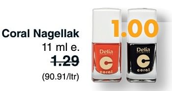 Promoties Coral nagellak - Huismerk - Wibra - Geldig van 07/10/2019 tot 19/10/2019 bij Wibra