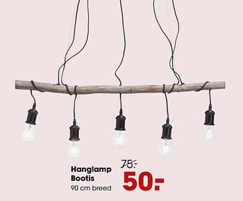 Promotions Hanglamp bootis - Produit maison - Kwantum - Valide de 14/10/2019 à 27/10/2019 chez Kwantum