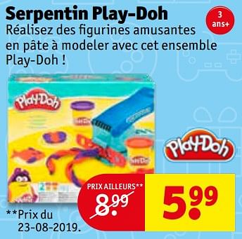 Promotions Serpentin play-doh - Play-Doh - Valide de 08/10/2019 à 20/10/2019 chez Kruidvat