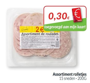 Promoties Assortiment rolletjes - Huismerk - Intermarche - Geldig van 01/10/2019 tot 31/10/2019 bij Intermarche
