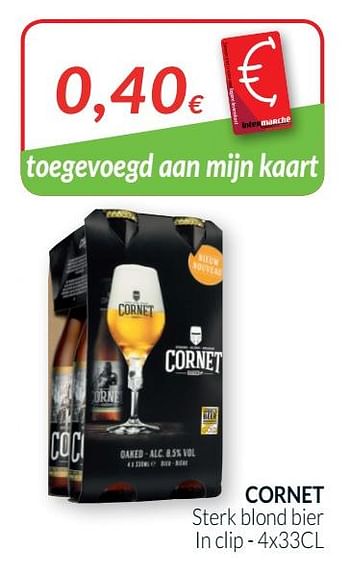 Promoties Cornet sterk blond bier - Cornet  - Geldig van 01/10/2019 tot 31/10/2019 bij Intermarche
