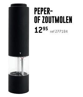 Promoties Peper- of zoutmolen - Huismerk - Free Time - Geldig van 02/10/2019 tot 03/11/2019 bij Freetime
