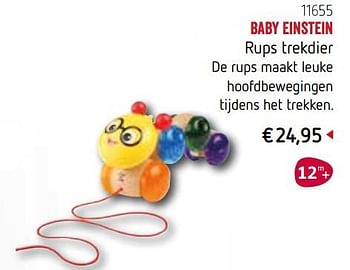 Promoties Baby einstein rups trekdier - Hape - Geldig van 06/10/2019 tot 31/12/2019 bij De Speelvogel