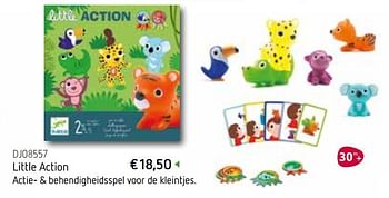 Promotions Little action actie- + behendigheidsspel voor de kleintjes - D jeco - Valide de 06/10/2019 à 31/12/2019 chez De Speelvogel