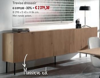 Promoties Treviso dressoir - Bristol - Geldig van 29/09/2019 tot 29/10/2019 bij Overstock