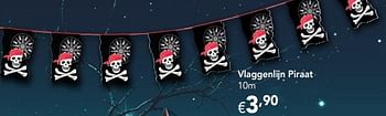 Promoties Vlaggenlijn piraat - Huismerk - Happyland - Geldig van 30/09/2019 tot 02/11/2019 bij Happyland