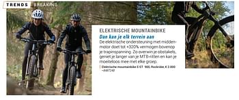 Promoties Elektrische mountainbike e-st 900, rockrider - Huismerk - Decathlon - Geldig van 30/09/2019 tot 29/02/2020 bij Decathlon