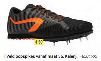 Promoties Veldloopspikes vanaf maat 36, kalenji - Kalenji - Geldig van 30/09/2019 tot 29/02/2020 bij Decathlon