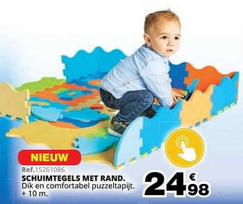 Promoties Schuimtegels met rand - Huismerk - Maxi Toys - Geldig van 01/10/2019 tot 08/12/2019 bij Maxi Toys