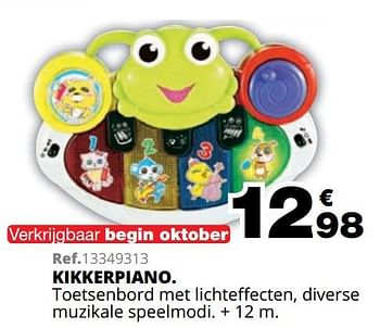Promoties Kikkerpiano - Huismerk - Maxi Toys - Geldig van 01/10/2019 tot 08/12/2019 bij Maxi Toys