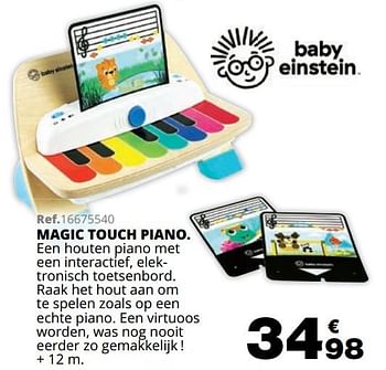 Promoties Ref.16675540 magic touch piano - Baby Einstein - Geldig van 01/10/2019 tot 08/12/2019 bij Maxi Toys
