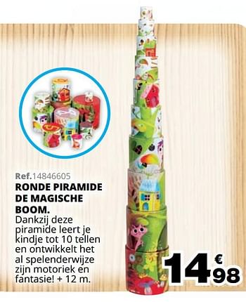 Promoties Ronde piramide de magische boom - Janod - Geldig van 01/10/2019 tot 08/12/2019 bij Maxi Toys