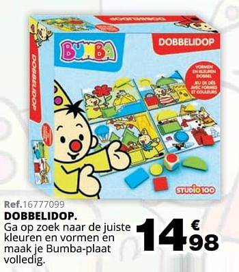 Promoties Dobbelidop - Bumba - Geldig van 01/10/2019 tot 08/12/2019 bij Maxi Toys