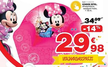 Promotions Kinder zetel - Minnie Mouse - Valide de 01/10/2019 à 08/12/2019 chez Maxi Toys