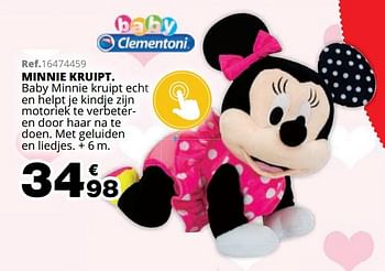 Promotions Minnie kruipt - Clementoni - Valide de 01/10/2019 à 08/12/2019 chez Maxi Toys