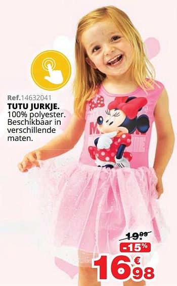 Promoties Tutu jurkje - Minnie Mouse - Geldig van 01/10/2019 tot 08/12/2019 bij Maxi Toys