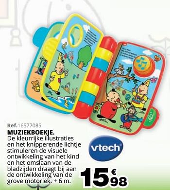 Promoties Muziekboekje - Vtech - Geldig van 01/10/2019 tot 08/12/2019 bij Maxi Toys