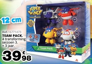 Promoties Team pack - Super Wings  - Geldig van 01/10/2019 tot 08/12/2019 bij Maxi Toys