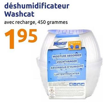 Promotions Déshumidificateur washcat - Produit Maison - Action - Valide de 09/10/2019 à 15/10/2019 chez Action