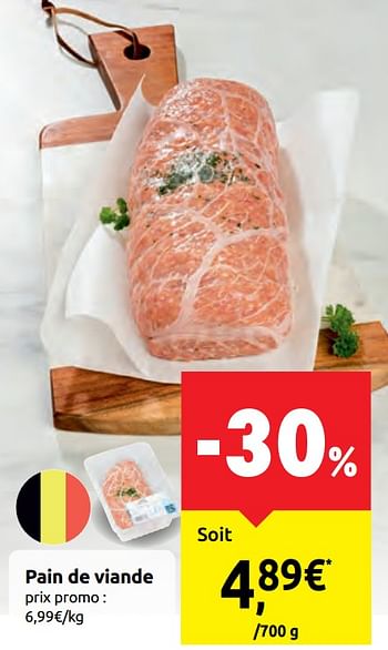 Promotions Pain de viande - Produit maison - Carrefour  - Valide de 09/10/2019 à 20/10/2019 chez Carrefour
