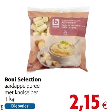 Promoties Boni selection aardappelpuree met knolselder - Boni - Geldig van 09/10/2019 tot 22/10/2019 bij Colruyt