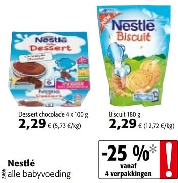 Promotions Nestlé alle babyvoeding - Nestlé - Valide de 09/10/2019 à 22/10/2019 chez Colruyt