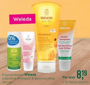 Promotions Weleda calendula shampoo + douchecrème - Weleda - Valide de 07/10/2019 à 03/11/2019 chez Holland & Barret