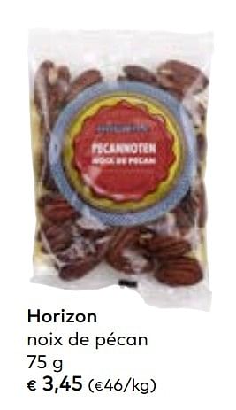 Promotions Horizon noix de pécan - Horizon - Valide de 02/10/2019 à 05/11/2019 chez Bioplanet