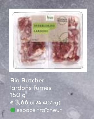 Promotions Bio butcher lardons fumés - Bio Butcher - Valide de 02/10/2019 à 05/11/2019 chez Bioplanet