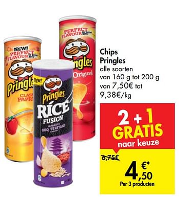 Promotions Chips pringles - Pringles - Valide de 02/10/2019 à 21/10/2019 chez Carrefour