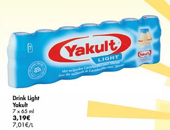 Promoties Drink light yakult - Yakult - Geldig van 02/10/2019 tot 21/10/2019 bij Carrefour