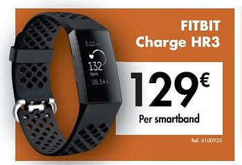 Promoties Fitbit charge hr3 - Fitbit - Geldig van 02/10/2019 tot 21/10/2019 bij Carrefour