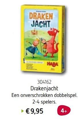 Promoties Drakenjacht een onverschrokken dobbelspel - Haba - Geldig van 06/10/2019 tot 31/12/2019 bij De Speelvogel
