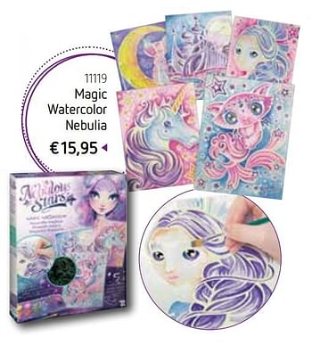 Promoties Magic watercolor nebulia - Nebulous Stars - Geldig van 06/10/2019 tot 31/12/2019 bij De Speelvogel