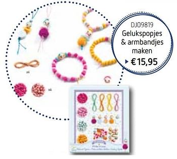 Promoties Gelukspopjes + armbandjes maken - D jeco - Geldig van 06/10/2019 tot 31/12/2019 bij De Speelvogel
