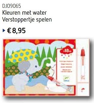 Promoties Kleuren met water verstoppertje spelen - D jeco - Geldig van 06/10/2019 tot 31/12/2019 bij De Speelvogel