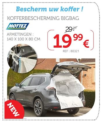 Promoties Kofferbescherming bigbag - Mottez - Geldig van 09/10/2019 tot 12/11/2019 bij Auto 5