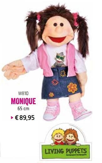 Promotions Monique - Living Puppets - Valide de 06/10/2019 à 31/12/2019 chez De Speelvogel
