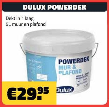 Promoties Dulux powerdek - Dulux - Geldig van 14/10/2019 tot 31/10/2019 bij Bouwcenter Frans Vlaeminck