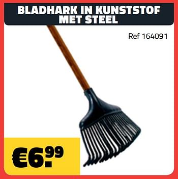 Promoties Bladhark in kunststof met steel - Huismerk - Bouwcenter Frans Vlaeminck - Geldig van 14/10/2019 tot 31/10/2019 bij Bouwcenter Frans Vlaeminck
