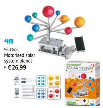 Promotions Motorised solar system planet - 4M - Valide de 06/10/2019 à 31/12/2019 chez De Speelvogel