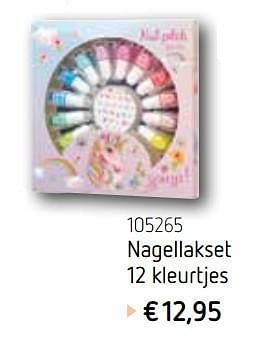 Promoties Nagellakset 12 kleurtjes - Souza - Geldig van 06/10/2019 tot 31/12/2019 bij De Speelvogel