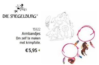 Promoties Armbandjes om zelf te maken met krimpfolie - Die Spiegelburg - Geldig van 06/10/2019 tot 31/12/2019 bij De Speelvogel