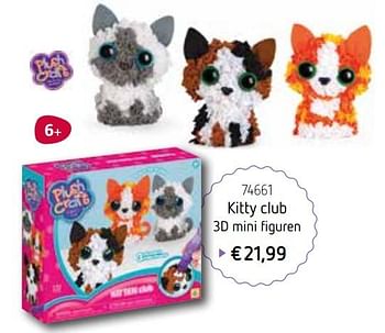 Promoties Kitty club 3d mini figuren - The Orb Factory - Geldig van 06/10/2019 tot 31/12/2019 bij De Speelvogel