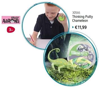Promoties Thinking putty chameleon - Crazy Aaron - Geldig van 06/10/2019 tot 31/12/2019 bij De Speelvogel