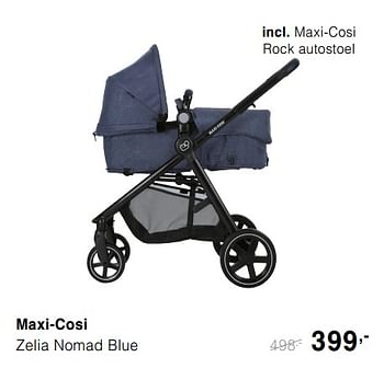 Promoties Maxi-cosi zelia nomad blue - Maxi-cosi - Geldig van 13/10/2019 tot 19/10/2019 bij Baby & Tiener Megastore