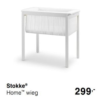 Promoties Stokke home wieg - Stokke - Geldig van 13/10/2019 tot 19/10/2019 bij Baby & Tiener Megastore