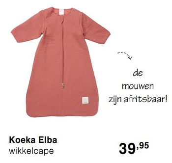 Promoties Koeka elba wikkelcape - Koeka - Geldig van 13/10/2019 tot 19/10/2019 bij Baby & Tiener Megastore